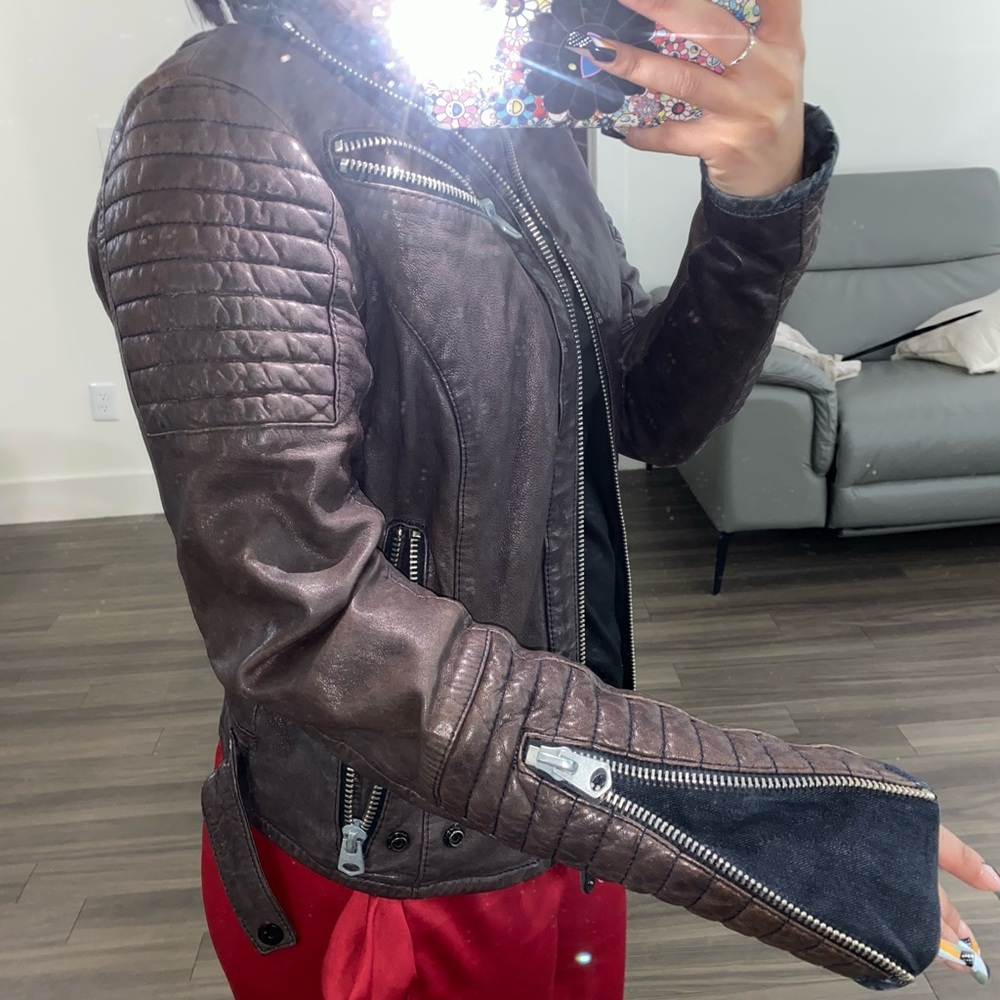 G-Star Biker Leather Jacket